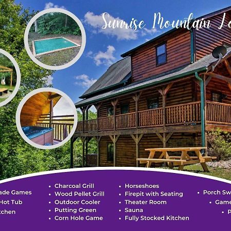 Fabulous Pet-Friendly, Family Cabin With Outdoor Kitchen, Hot Tub, Sauna, Fireplace, Theater Room, Arcade, Pool Table, And Fire Pit Within Minuties Of Dollywood เซอเวียร์วีล ภายนอก รูปภาพ